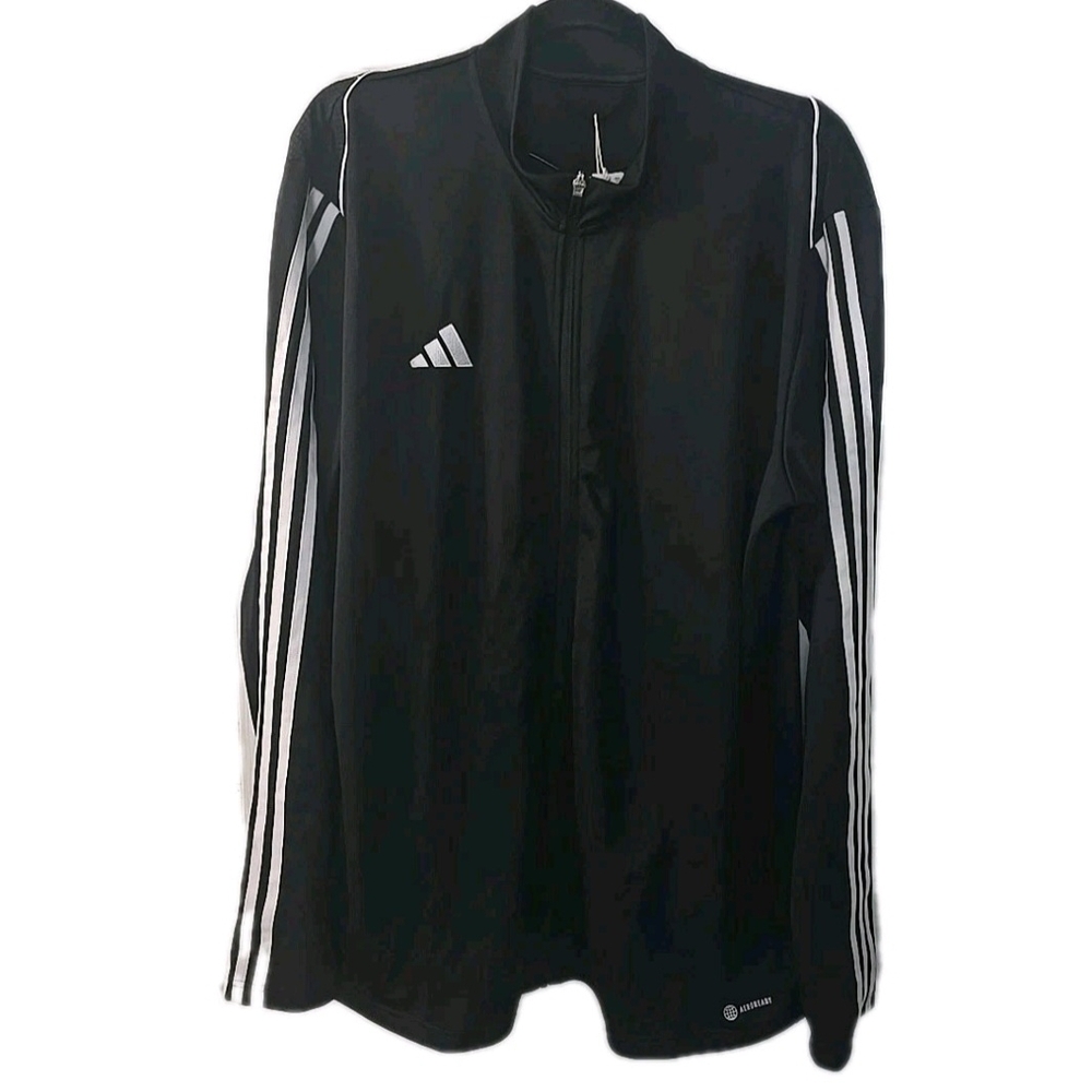 Adidas Tiro23 Reflective Black Track Football Soccer Full Zip Jacket Men 2XL NWT